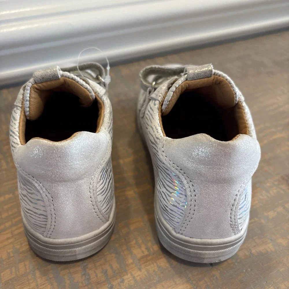Froddo Dolby‎ White Zebra Print Leather Big Kid Shoes Size 30 US 12